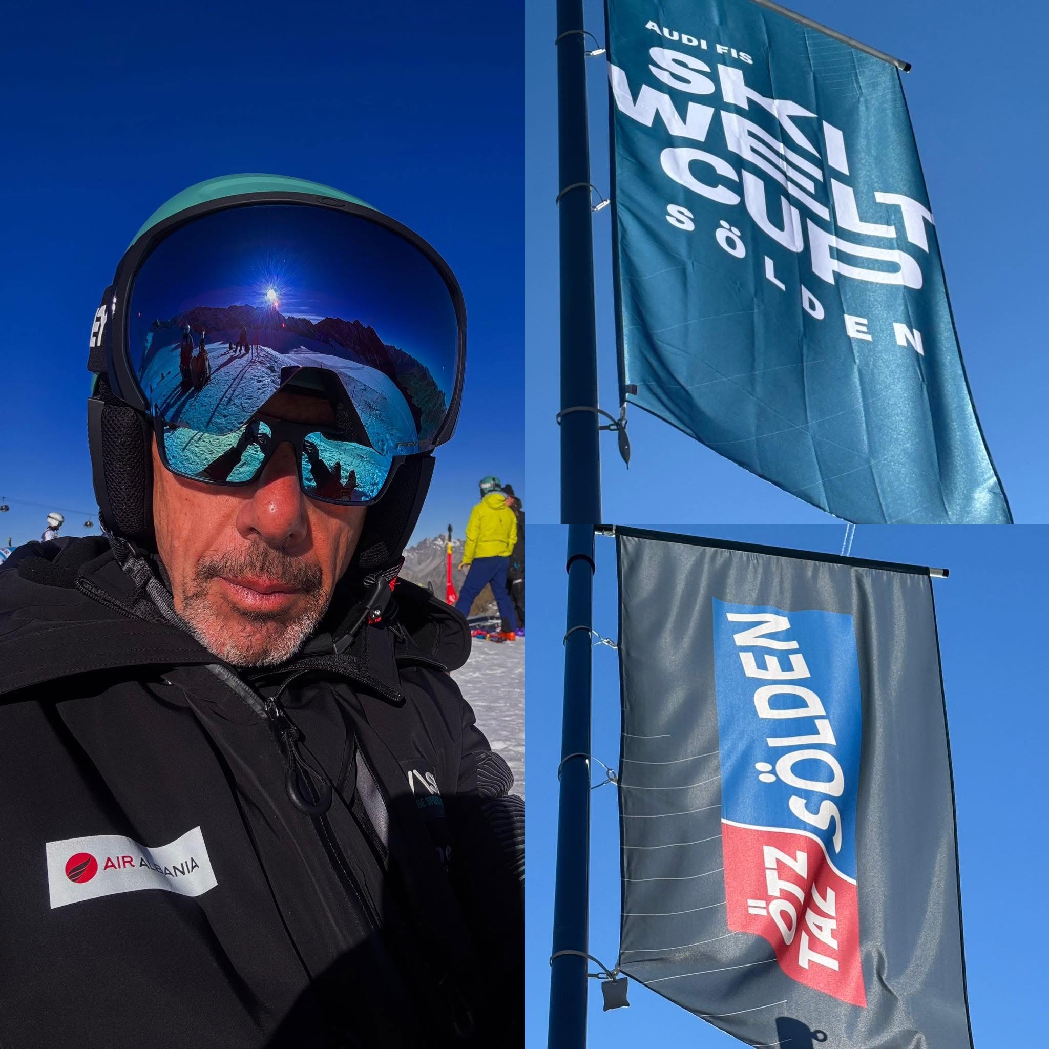 Alessandro Schiasselloni a Sölden durante la Audi FIS Ski World Cup